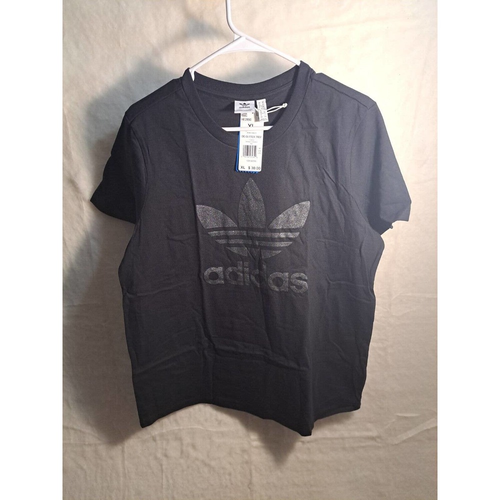 Women’s Adidas Originals Trefoil Glitter Tee Size XL